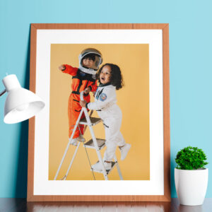 Retrato con realidad aumentada